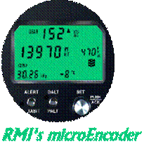 Front view of RMI microEncoder.